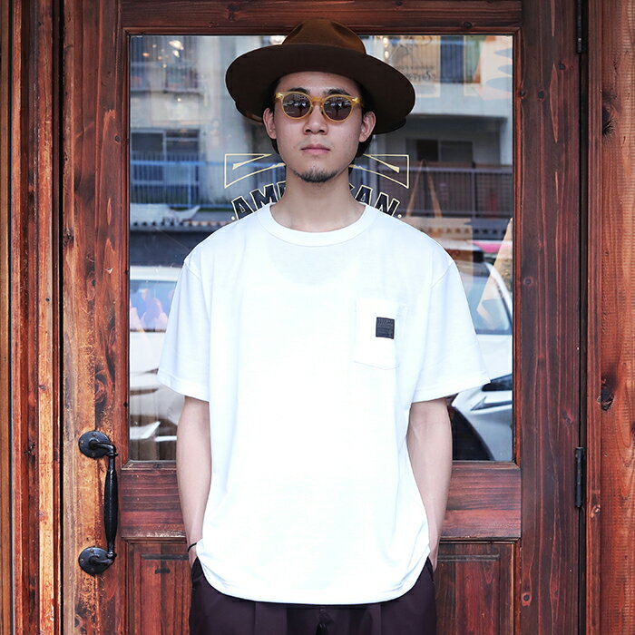 TROPHY CLOTHING トロフィークロージング / 「 MONOCHROME RD Pocket S/S Tee / WHITE」ポケットS/STシャツ / TE-18 / MEN 039 S メンズ / Tシャツ / クルーネック / ポケット / 吸水速乾 / 半袖 / カジュアル / アメカジ / ホワイト