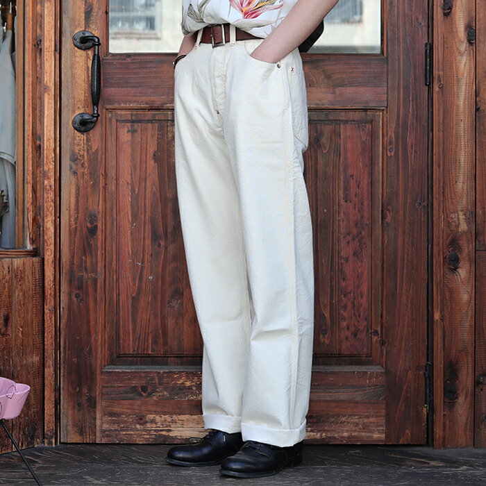 TROPHY CLOTHING トロフィークロージング / 「1804N NATURAL DUCK WAIST OVERALLS」ナチュラリーダックパンツ / MEN'S メンズ / デニム / ワークパンツ /チノパンツ / パンツ / ワンウォッシュ / ナチュラリー / ワーク / カジュアル / アメカジ