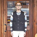 TROPHY CLOTHING トロフィークロージング /「Rancher Vest Blackie Denim / BLACK」ランチャーベスト / 3905...
