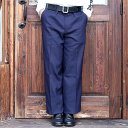 The Stylist Japan ザスタイリストジャパン / 「HOPSACK PANTS / NAVY」 ホップサックスラックス / MEN 039 S メンズ / セットアップ / 2ピース / ノータック / パンツ / スーツ / 無地 / フォーマル / アメカジ