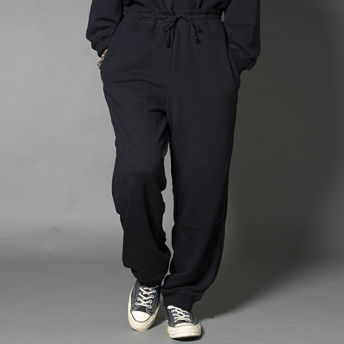 NASTOYS ナストイズ / 「SWEAT EAZY LONG PANTS / BLACK」スウエットパンツ / MEN'S メンズ / セットアップ / ストレートシルエット / ワイド / スウエット / 裏毛 / 無地 / カジュアル / アメカジのサムネイル