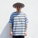 NASTOYS ナストイズ /「Border Crew Neck S/S Knit / BLUE」ボーダークルーネックS/Sニット / NTCO-250201 ...