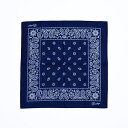 NASTOYS ナストイズ / 「BANDANA / NAVY」バンダナ / NTA-250101 / バンダナ / ハンカチ / 小物 / アクセサリー
