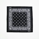 NASTOYS ナストイズ / 「BANDANA / BLACK」バンダナ / NTA-250101 / バンダナ / ハンカチ / 小物 / アクセサリー