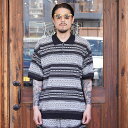 GANGSTERVILLE ギャングスタービル / 「LOCOS - KNIT S/S SHIRTS / BLACK」ニットS/Sシャツ GSV5117 MEN...