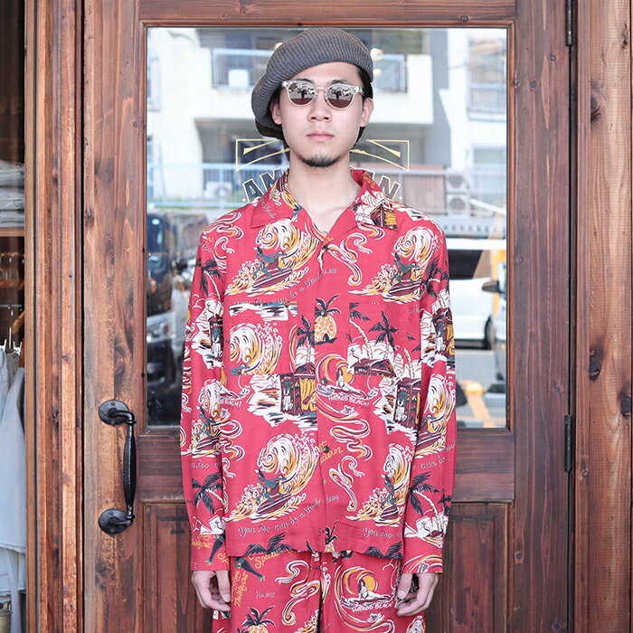 WEIRDO  / WEIRDO HUT - L/S SHIRTS / REDץL/S / WRD-24-SS-0...