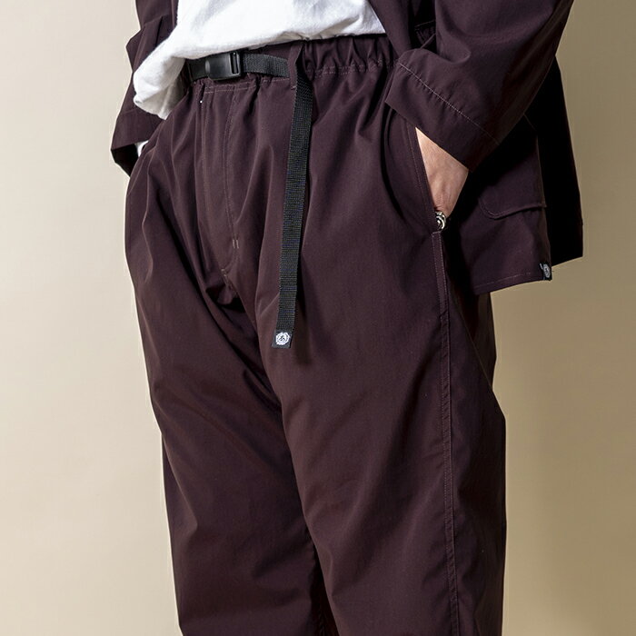 AMERICAN WANNABE アメリカンワナビー「ALLMANS EASY TROUSERS BROWN」オールマンイージーパンツ AWP-240101 MEN 039 S メンズ アメカジメンズ セットアップ イージーパンツ ワークパンツ トラウザース ブランド メンズセットアップ春夏 せっとあっぷ テーパード アメカジ