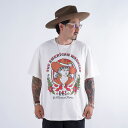 AMERICAN WANNABE/アメリカンワナビー /「14th Anniversary Texas Girl S/S TEE / IVORY」プリントS/S Tシャツ / MEN'S メンズ / オリジナル / アメリカンワナビー / Tシャツ / 半袖 / シンプル / プリント / ストリート / カジュアル / アメカジ