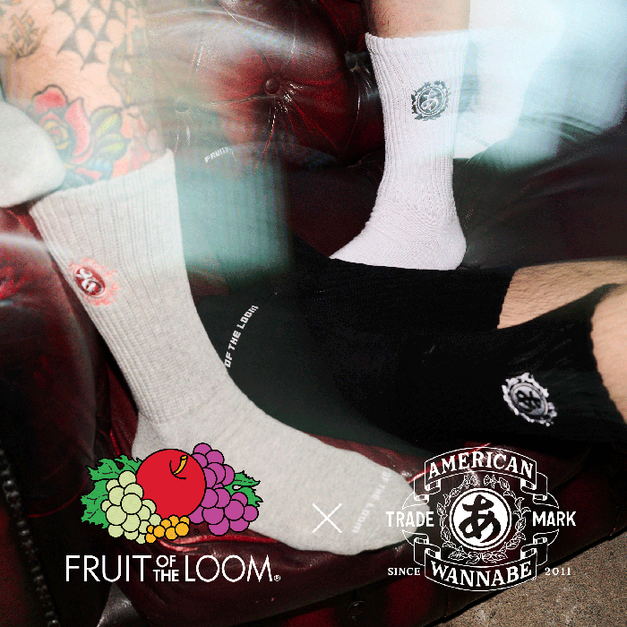 FRUIT OF THE LOOM  AMERICAN WANNABE /TRADE MARK SOX / 3 COLOR PACK3...