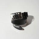 HWZN.MFG.Co./ハウゼンエムエフジー「DRILLED BUCKLE BELT / CHROME PLATING」ベルト / 本革 / レザー / バッ...