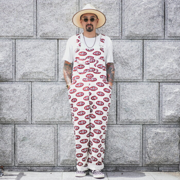 AMERICAN WANNABE×WEIRDO アメリカンワナビー×ウィアード / 「Special Edition by WEIRDO - OVERALL」 オーバーオール / MEN'S メンズ / セットアップ / パンツ / 総柄 / カジュアル / アメカジ / 限定 / 別注