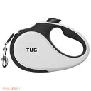 TUG 360° Tangle-Free, タングルフリー、頑丈引き込み式犬リード、スリップ防止ハンドル付き
