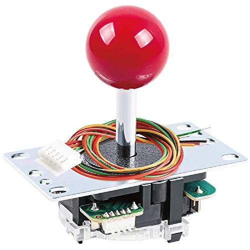 ں2,000ߥݥ51601:59ޤǡ[]Sanwa OEM Red Ball Top Handle Arcade Joystick 4 & 8 Way Adjustable JLF-TP-8YT-SK