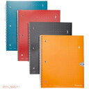 Livescribe Single Subject Spiral Notebook, 4-Pack, Nos. 1-4 アメリカーナがお届け!