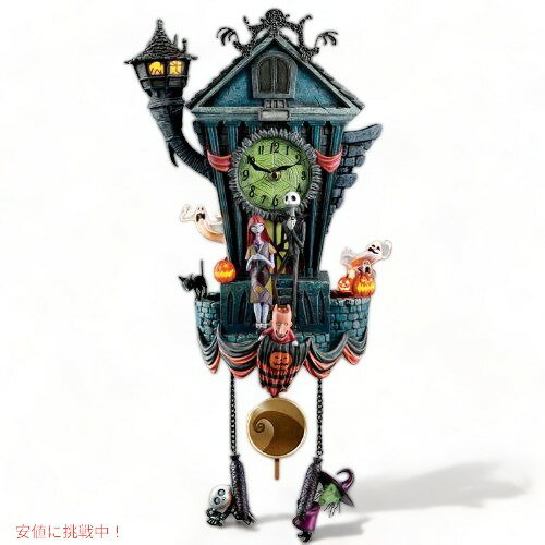 Cuckoo Clock: Tim Burton s The Nightmare Before Christmas Wall Clock ティム・バートン ナイトメアー カッコウ時計 Bradford Exchange社 アメリカーナがお届け!