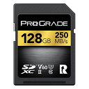 【最大2,000円クーポン4月27日9:59まで】Prograde Digital(プログレードディジタル) SD UHS-II カード V60 最大書き込み速度130MB/秒 読み込み速度250MB/秒 プロのビデオブログ作成者 映像作家 写真家 コンテンツキュレーター Digital SD UHS-II 128GB Card V60