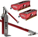 LEVEL5 フラットボックス 25.4/30.4cm コンボセット 101.6-157.5cm ハンドル付き プロ品質 4-605 アメリカーナがお届け!