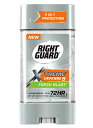 Right Guard Total Defense 5 Power Gel, Antiperspirant & Deodorant,Fresh Blast 4 oz (113 g) ライトガード デオドラントスティック ジェルタイプ フレッシュブラストの香り その1