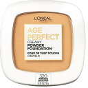 ロレアル パリ ファンデーション L'Oreal Paris Age Perfect Creamy Powder Foundation 320 Warm Beige, 0.31 oz( 9g) ロレアル エイジパーフェクト クリーミーパウダーファンデーション 320 WARM BEIGE