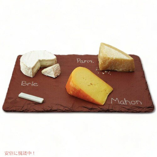 Slate Cheese Boards with Soapstone Chalk_Red /スレート チーズボード _赤　(チョーク付)