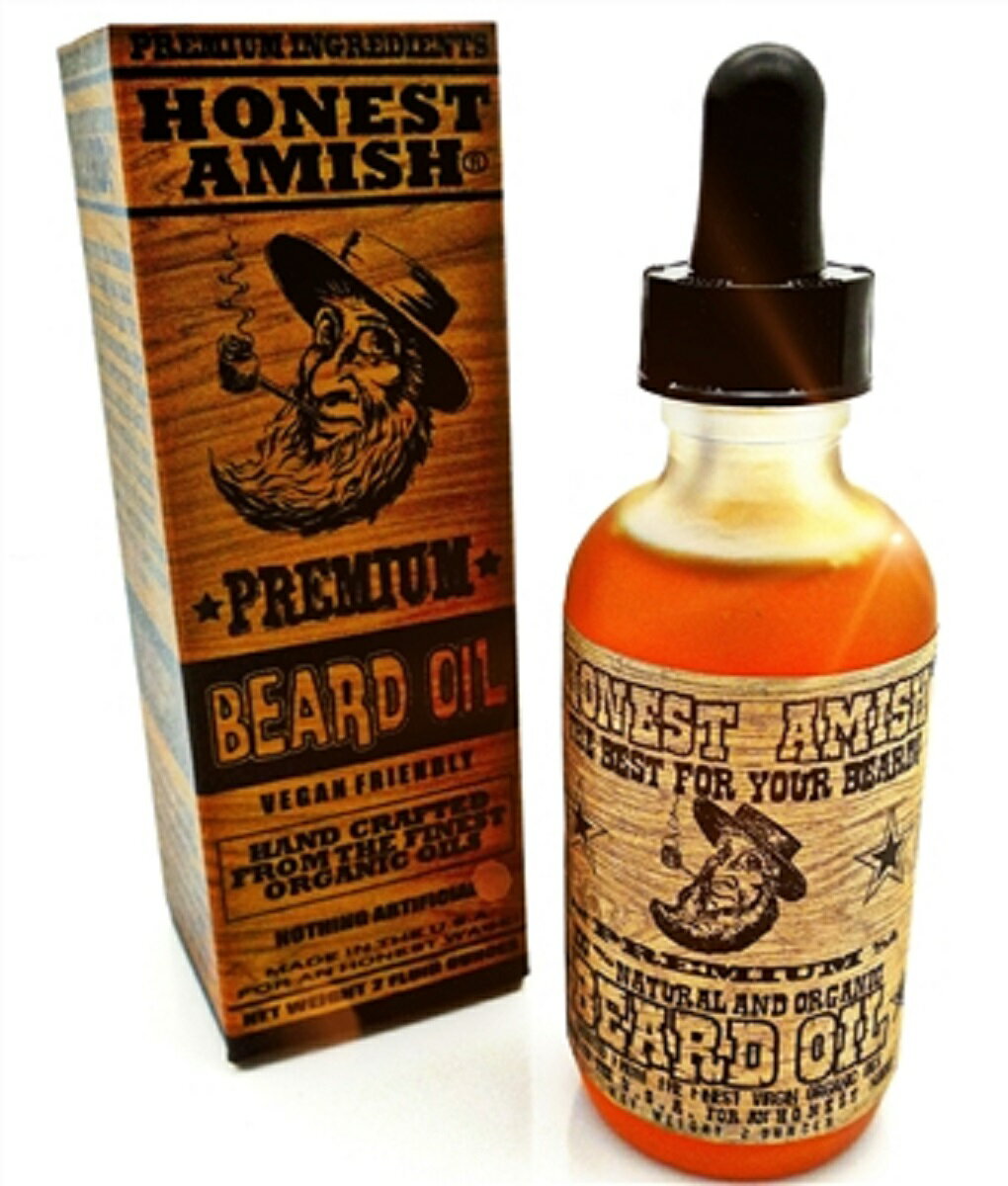 Honest Amish Premium Beard Oil 2oz/オネストアーミッシュ　プレミアム　ビアードオイル