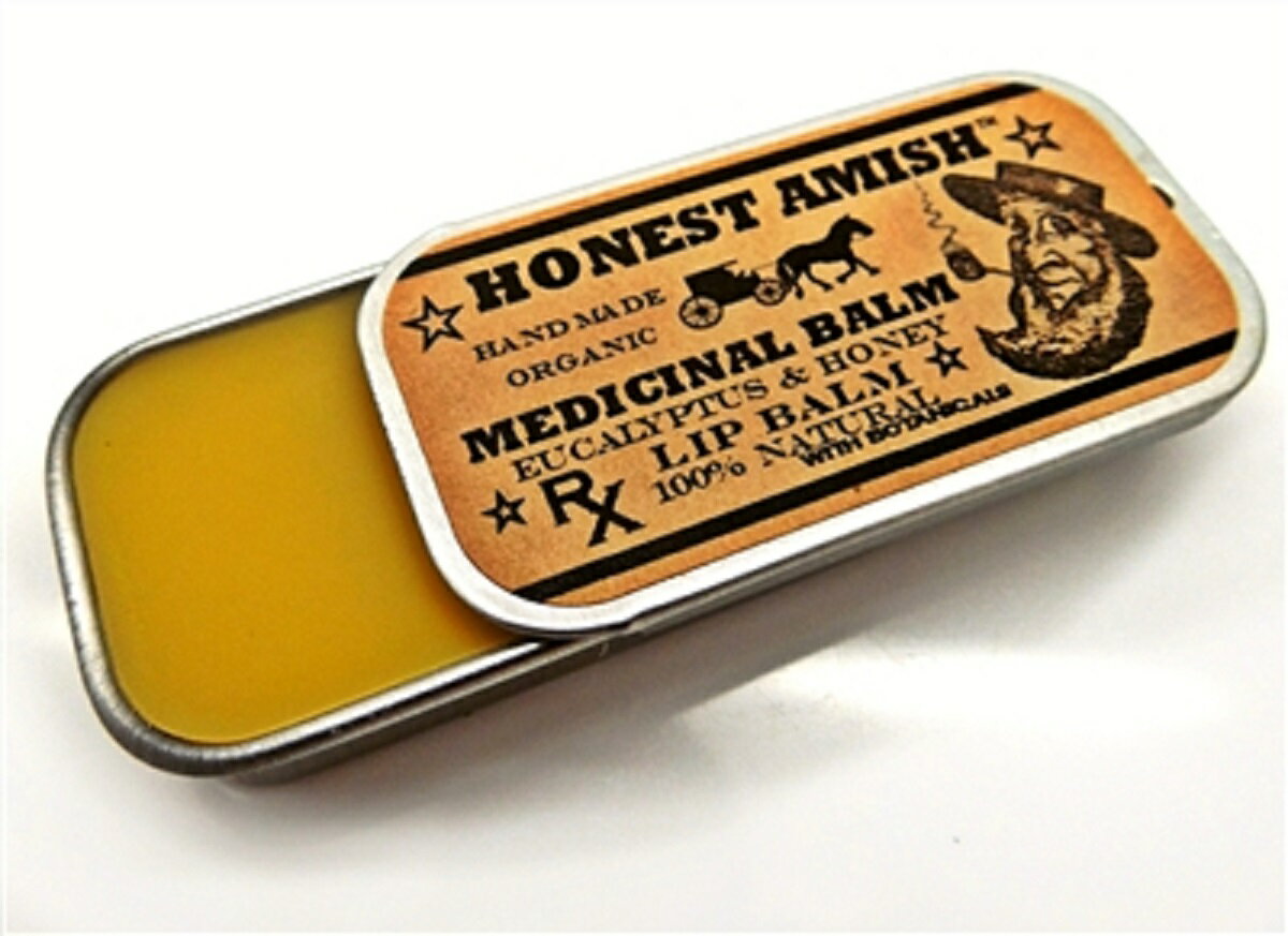 【今だけポイント5倍】Honest Amish Medicinal Lip Balm/ Made with Natural, Organic and Herbal ingredients/オネストアーミッシュ　メディシナル　リップバーム