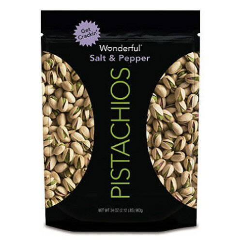 Wonderful ワンダフルピスタチオ Salt and Pepper Pistachios (40 oz) / 1.13kg ソルト アンド ペッパー味