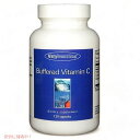 Allergy Research Group Buffered Vitamin C リサーチグループ バッファード ビタミンC 無添加 植物性 120Capsules