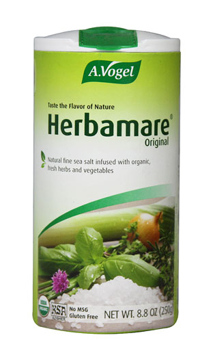 A Vogel Herbamare Organic Herbed Sea Salt 8.8 oz　ハーバマーレ オーガニック ハーブソルト(ハーブ塩）250g