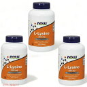 yő2,000~N[|4279:59܂ŁzNow L-Lysine 500 mg 250 tablets 3 bottle set L-W 500mg 250^ubg 3{Zbg