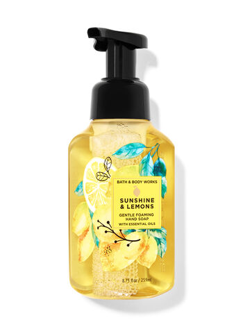 Bath Body Works SUNSHINE LEMONS Gentle Foaming Hand Soap 8.75 fl oz / 259 mL / バス ボディワークス フォーミング ハンドソープ