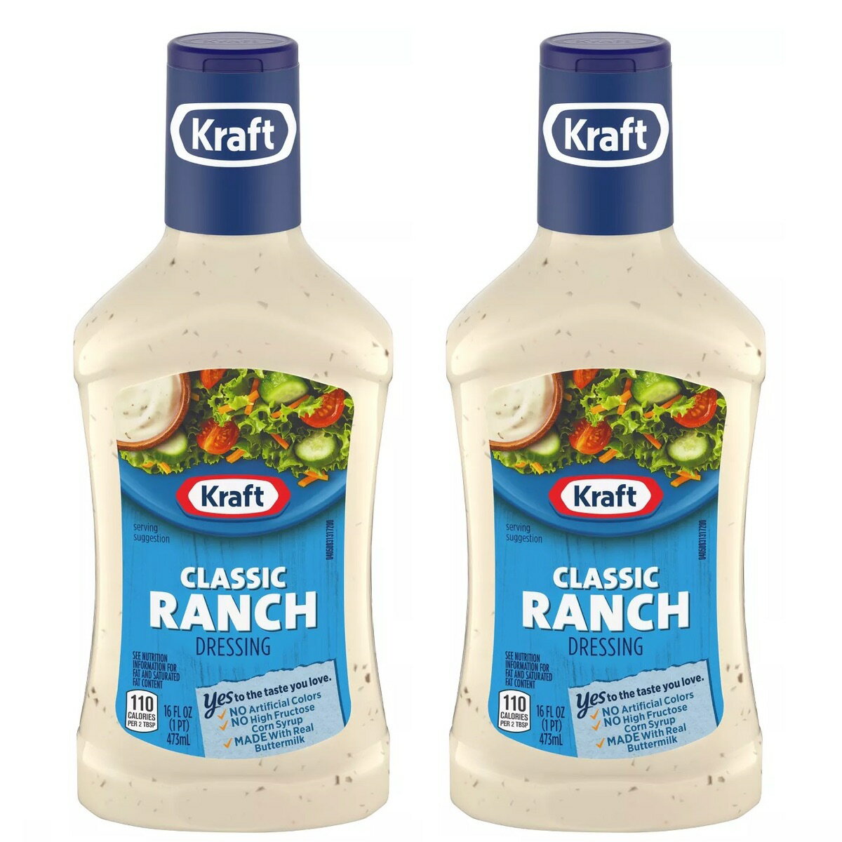 【2本セット】Kraft Classic Ranch Salad Dressing ,16floz / クラフト クラシック ランチ サラダドレッシング 473ml