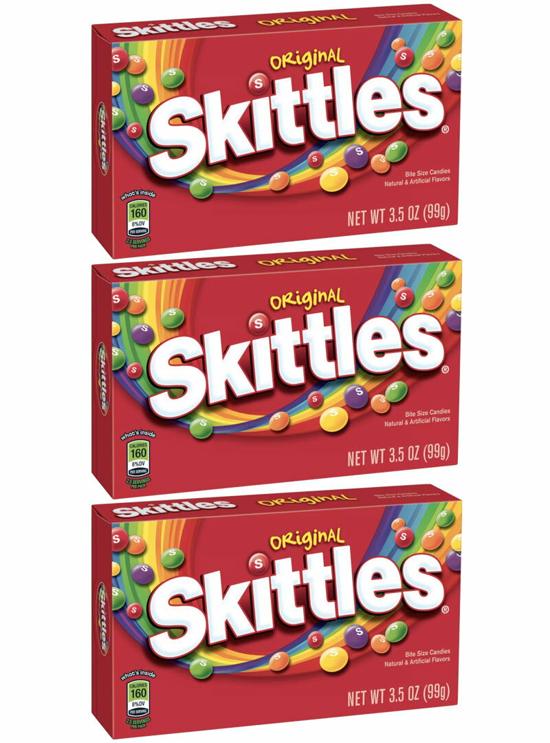 【3個セット】Skittles Original Candy Theat