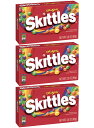 【3個セット】Skittles Original Candy Theater Box / スキトルズ フルーツキャンディー オリジナル ボックス 99g（3.5oz）