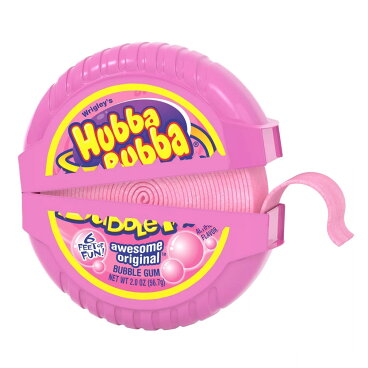 【2個セット】HUBBABUBBATapeOriginal/ハバ・バババブルガムテープオリジナル味56.7g(2oz)1.82m(6ft)