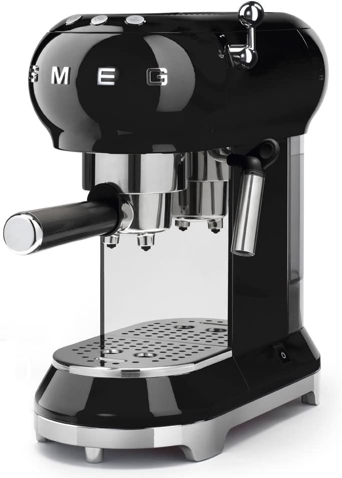 Smeg Espresso Machine Black ECF01 BLUS / スメ