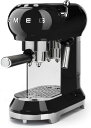 【最大2,000円クーポン5月16日01:59まで】Smeg Espresso Machine Black ECF01 BLUS / スメッグ エスプレッソマシン [ブラック]