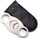 Mrs. Brog Cigar Cutter, O Handles / シガーカッター ステンレス製 O型ハンドル レザー収納袋付き 葉巻