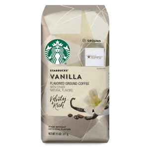 Starbucks Flavored Ground Coffee, Vanilla / スターバックス フレーバーコーヒー [バニラ] グラウンドコーヒー 挽き豆 コーヒー豆 311g(11oz)