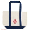 Trader Joe 039 s トレーダージョーズ キャンバストートバッグ Canvas White/Navy 買い物バック マザーズバッグ