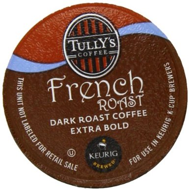 キューリグ Kカップ タリーズコーヒーフレンチロースト　90個　KEURIG Tully's French Roast K-cups, 90-Count