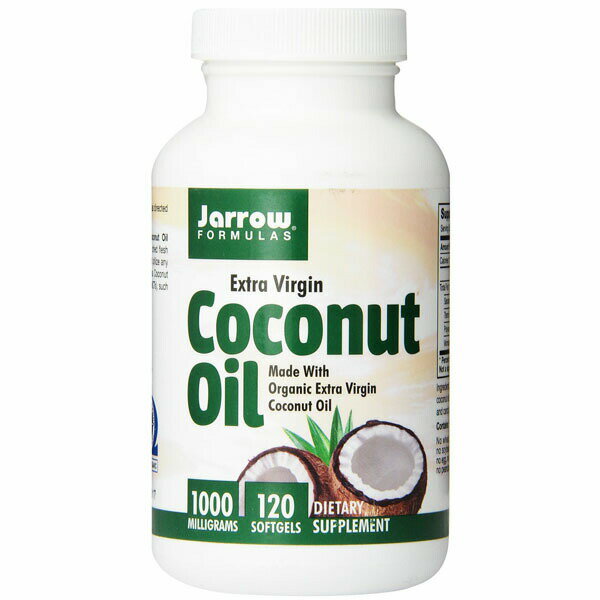 【お取り寄せ】120ソフトカプセル ジャローフォーミュラズ ココナッツオイル 1粒/1000mg Jarrow Fromulas coconut oil)