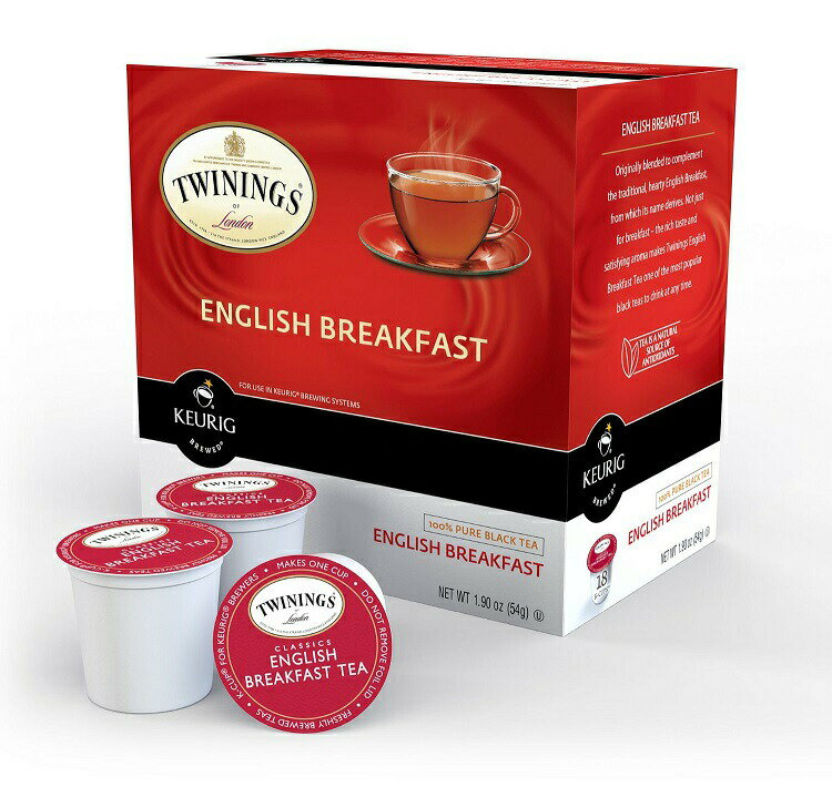 【トワイニング】English Breakfast Tea Kcup【18個入り】 イングリッシュブレイクファーストティー　キューリグ Kカップ
