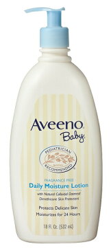 【赤ちゃん安心ブランド】アビーノ ベビー デイリーモイスチャーローション 532ml / Aveeno Baby Daily Moisture Lotion 18fl oz