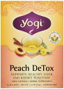 【最大2,000円クーポン5月27日01:59まで】Yogi Tea ピーチ 16袋入 Peach ノンカフェイン