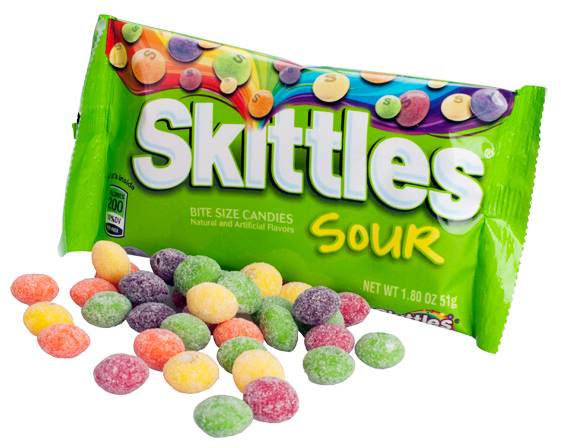 Skittles スキトルズ　サワー　1.8oz(51g) x 24個 Sour Candy