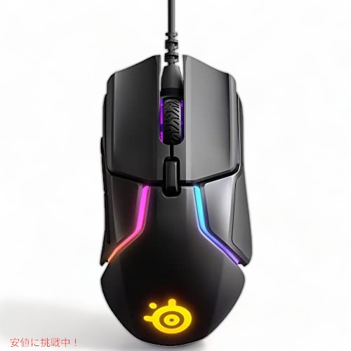 楽天アメリカーナ　Americana【最大2,000円クーポン5月16日01:59まで】Steel Series Rival 600ゲーミングマウス- 12,000 CPI True Move3 Plusデュアル光学センサー-0.5リフトオフ距離-ウェイトシステム-RGB照明