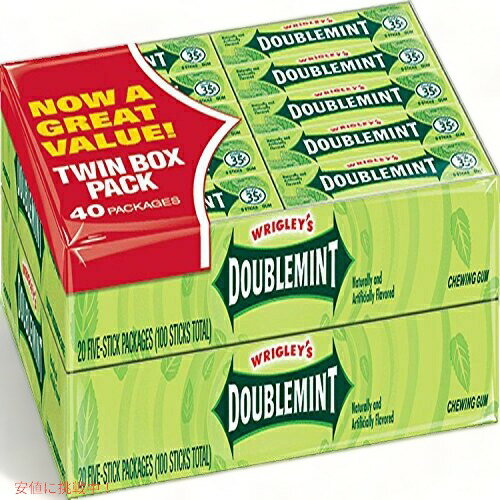 【最大2,000円クーポン5月16日01:59まで】Wrigley's Doublemint Gum リグレーダブルミントガム バリューパック