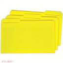 globe-weis Coloredファイルフォルダ、1?/ 3カット、1層タブ、法的サイズ、100-count Specialty