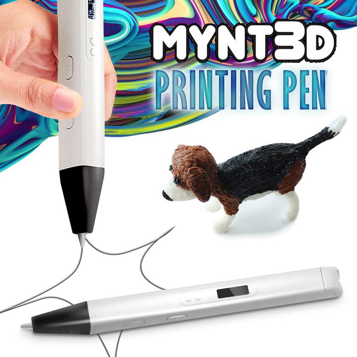 MYNT3D プロフェッショナル 3Dペン OLEDディスプレイ付き MP012-WH アート用品 2